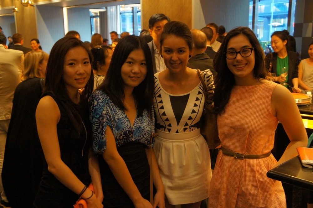 Group of CIP Internship Participants at networking events