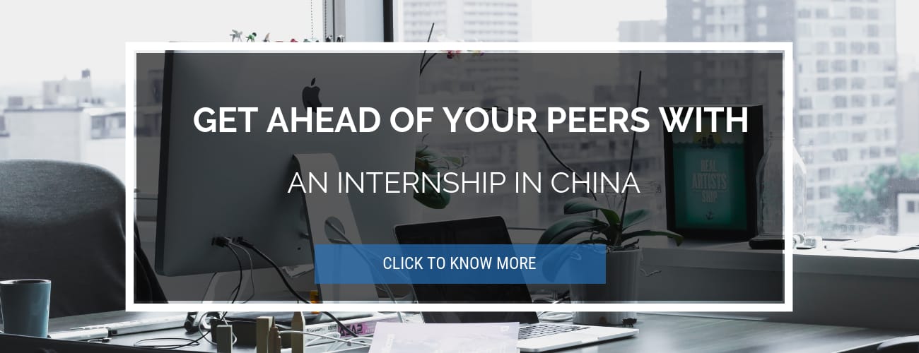 Get ahead of your peers internship China